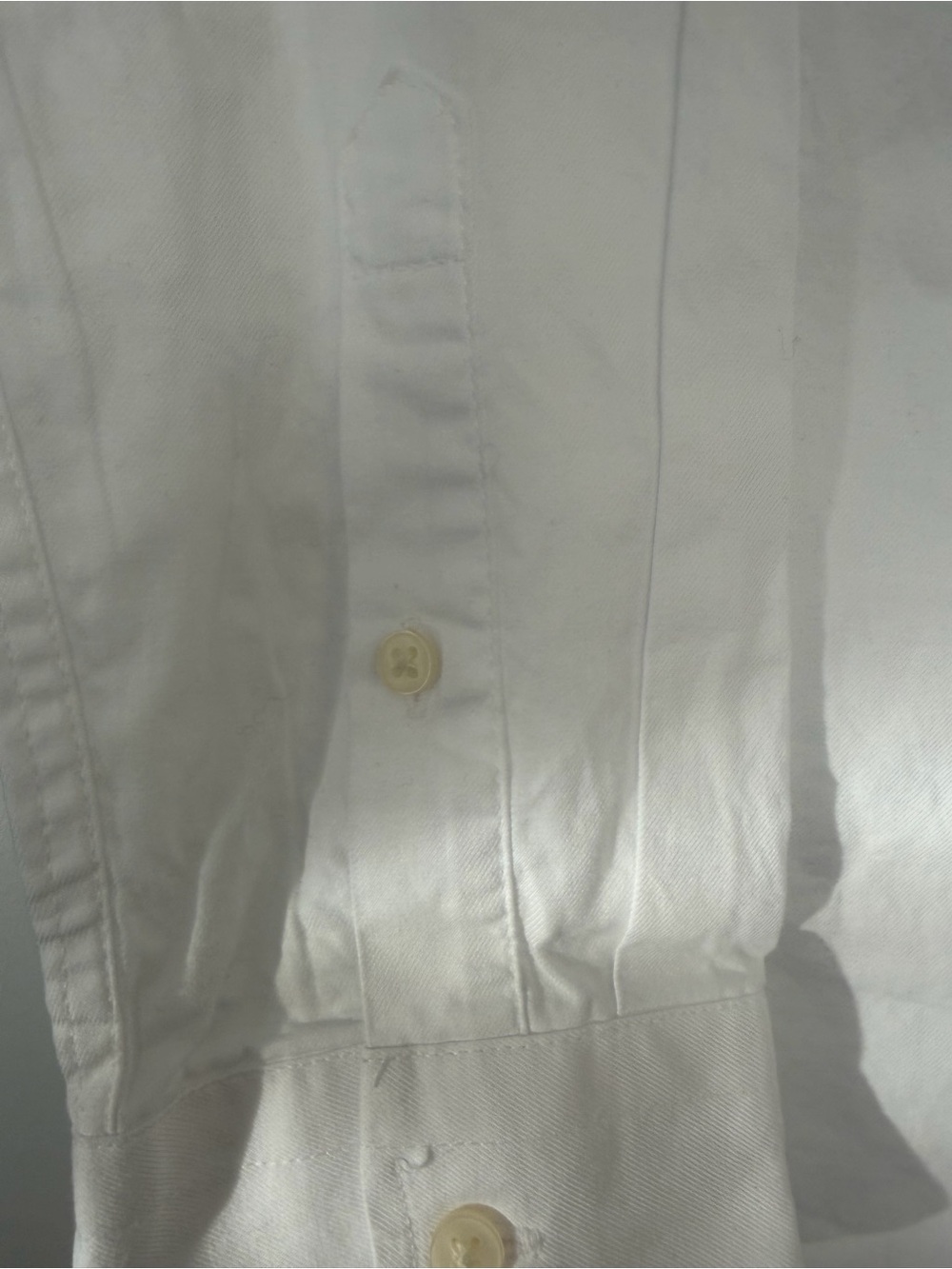 Zara Boy’s White Long-Sleeve Button-Up Shirt Size 13-14 - Picture 3 of 5